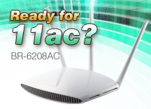 Edimax BR-6208AC Multi-Function Concurrent Dual-Band Wi-Fi Router