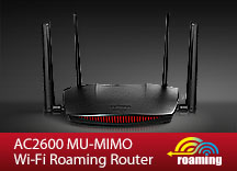 Edimax, AC2600, MU-MIMO, Home Roaming Wi-Fi Router, wifi router, roaming