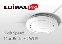 Edimax Pro, Enterprise Wi-Fi, Access Point, AC1300, Wave 2 Dual-Band Ceiling-Mount PoE Access Point