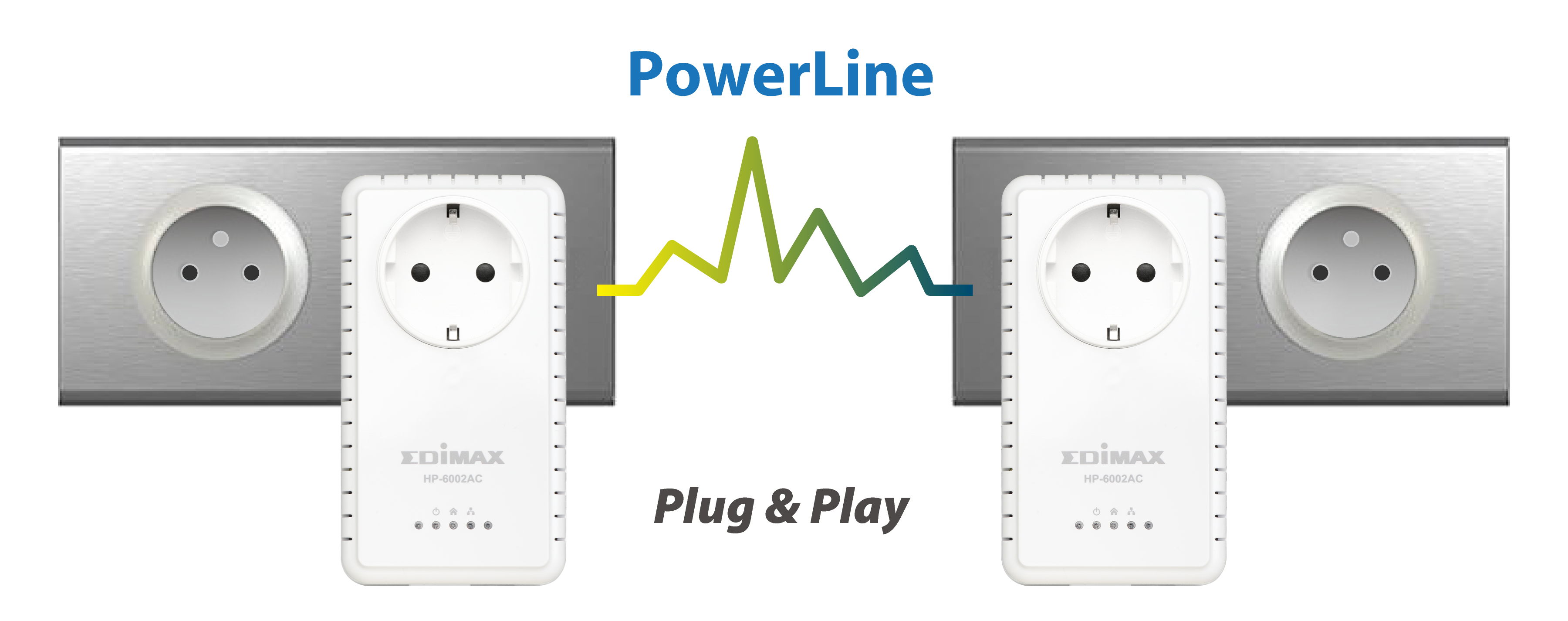 Edimax AV600 Gigabit PowerLine Adapter with Integrated Power Socket HP-6002AC_Powerline_plug_n_play.png