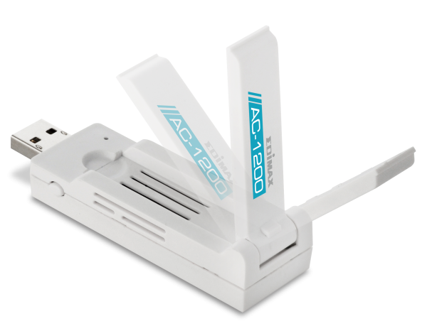 Edimax EW-7822UAC AC1200 Wireless Dual-Band USB Adapter with 180 Degree Adjustable Foldaway Antenna