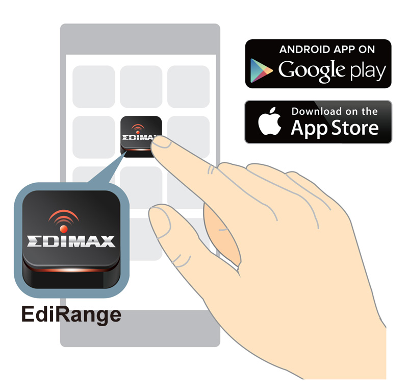 Edimax EW-7438RPn Mini Wi-Fi Range Extender, Smart App Control & Analytics