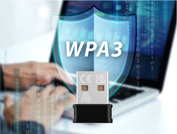 N150 Wi-Fi 4 + 藍牙 4.2 二合一 USB 無線網路卡, 無線安全加密, WPA3