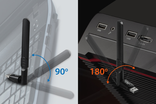 EW-7822UAD Wi-Fi 5 AC1200 雙頻長距離 MU-MINO USB 3.0 無線網路卡