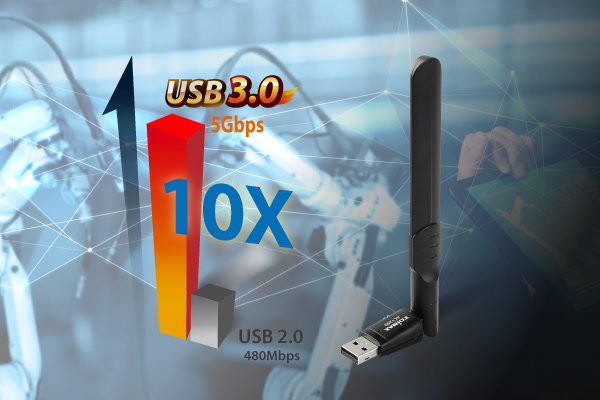 EW-7822UAD Wi-Fi 5 AC1200 雙頻長距離 MU-MINO USB 3.0 無線網路卡