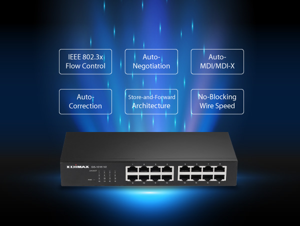 Edimax 16-port Gigabit Switch High-Performance