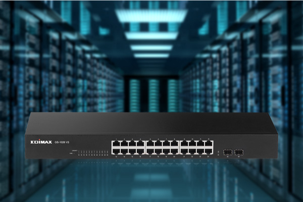 GS-1026 V3 26-port Gigabit Switch rack mount