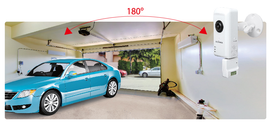 Edimax IC-5160GC Garage Door Camera with 180-Degree Panoramic View