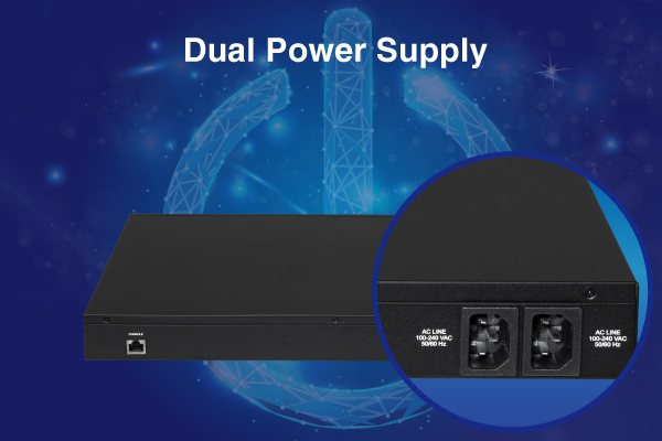 EDIMAX IGS-5654PLX Industrial Surveillance VLAN 54-port Gigabit PoE+ Long Range Web Smart Layer 2 Switch with 6 SFP+ 10G Ports, dual power supply