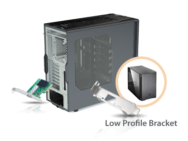 EDIMAX EN-9320SFP+ V2 10 Gigabit PCIe SFP+ Fiber Network Adapter with low profile bracket