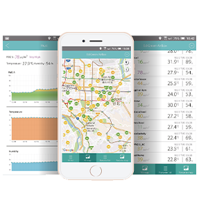 AI-2002W 7-in-1 Smart Wireless Air Quality Detector with PM2.5, PM10, CO2, TVOC, HCHO, Temperature and Humidity Sensors