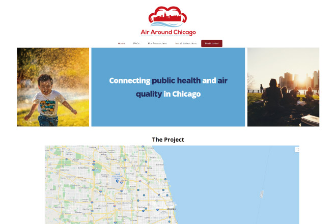 EdiGreen AirBox Environmental Protection Projects: Air Around Chicago, USA