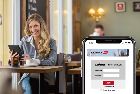 Edimax Pro Access Point Business Wi-Fi Captive Portal
