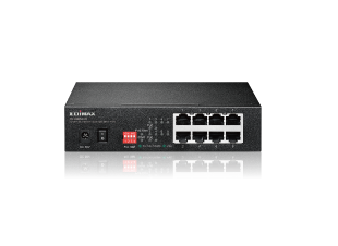 Edimax GS-1008PHE V2 unmanaged long range Gigabit PoE smart DIP switch, 8-port