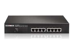 Edimax GS-1008PL unmanaged Gigabit PoE switch, 8-port