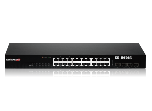 Edimax Pro GS-5424G Web Smart Switch, Gigabit, 24-Port