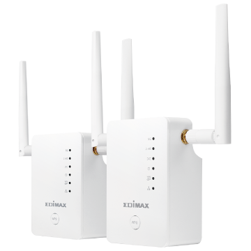 Edimax Home Networking Gemini RE11 Whole Home Wi-Fi Upgrade Kit Expand Your Whole-Home Reliable Wi-Fi Coverage