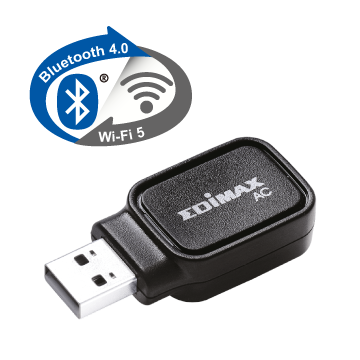 EDIMAX Home Networking EW-7611UCB AC600 Wi-Fi 5 Dual-Band Wi-Fi & Bluetooth 4.0 USB 2.0 Adapter