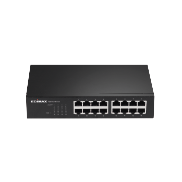 Edimax SMB GS-1016 V2 16-Port Gigabit Switch with Wall-Mount and Rack-Mount Design
