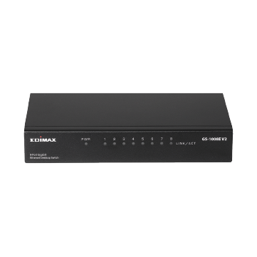 Edimax SMB GS-1008E V2 8-Port Gigabit Desktop Switch with Wall-Mount Design