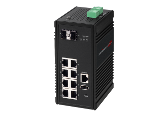 Edimax Pro Industrial Switch, Gigabit, SFP, fiber optical, robust, durable, rugged, ruggedized, IGS-5208