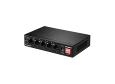 Edimax ES-5104PH V2 5-port Unmanaged PoE Switch with long range, QoS, VLAN hardware switch