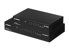Edimax GS-1008E V2, GS-1005E 8-port, 5-port Unmanaged Gigabit Switch, metal case, wall-mount