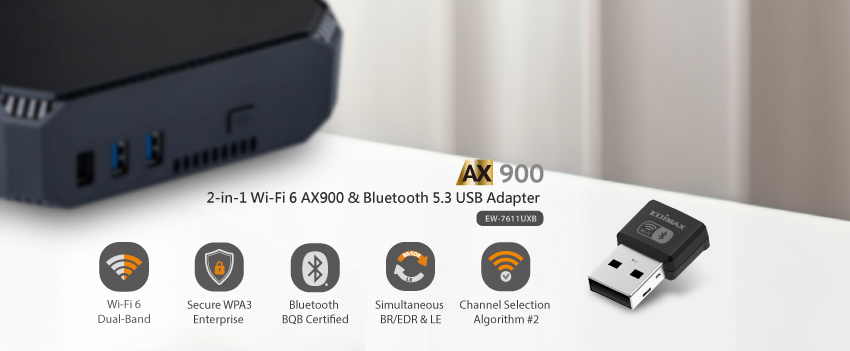 Seamless IIoT and AIoT Connectivity with Edimax's EW-7611UXB Wi-Fi 6 and Bluetooth Adapter