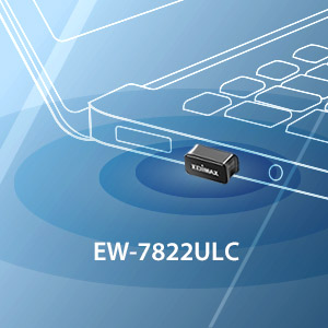 AC1200 Wave 2 MU-MIMO 雙頻USB無線網路卡, EW-7822ULC