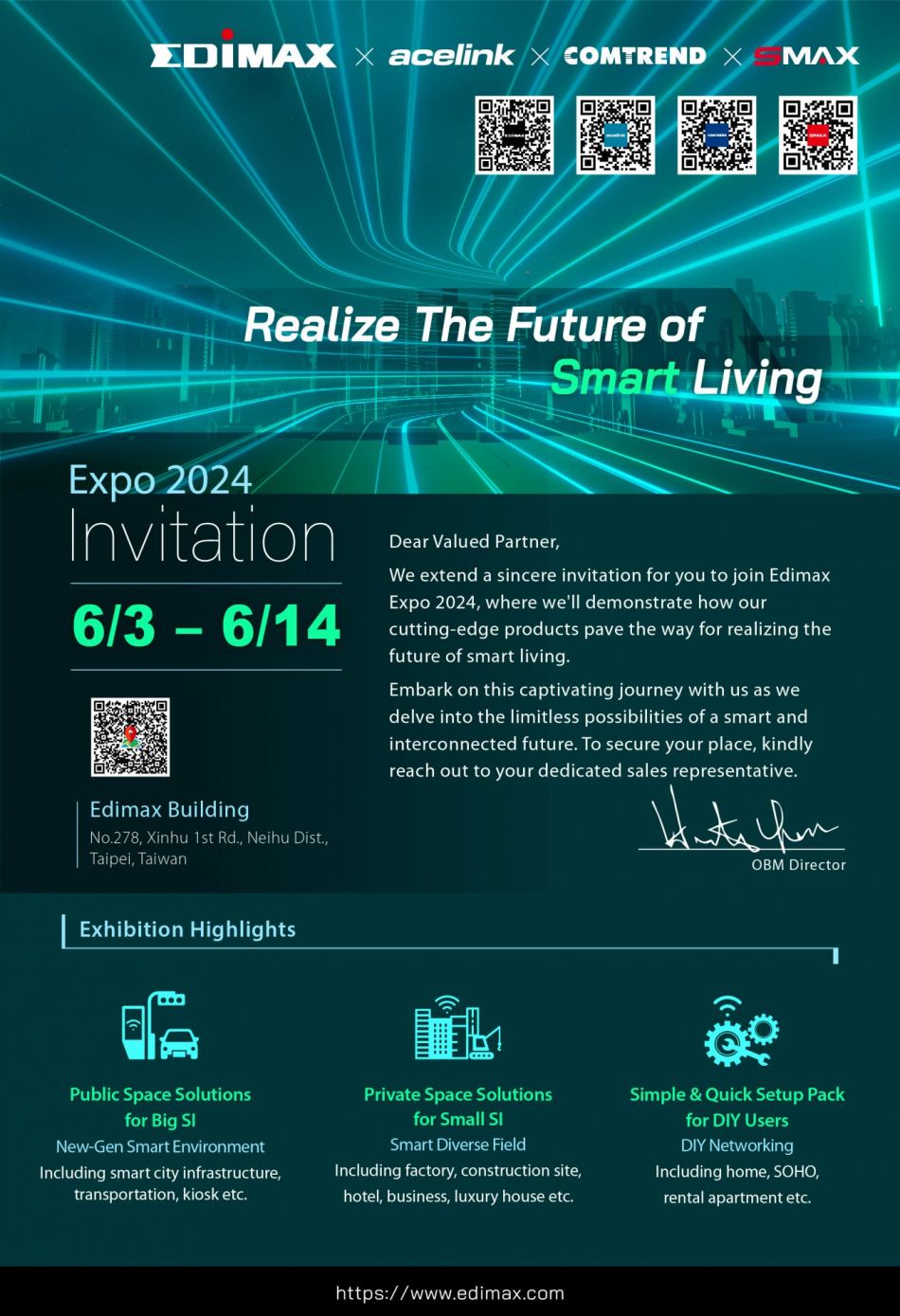 Expo 2024 Invitation Card