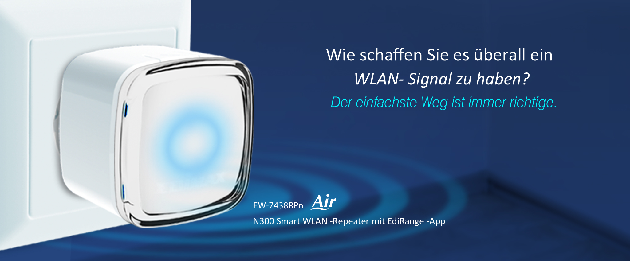 Edimax EW-7438RPn Air N300 Wi-Fi Range Extender