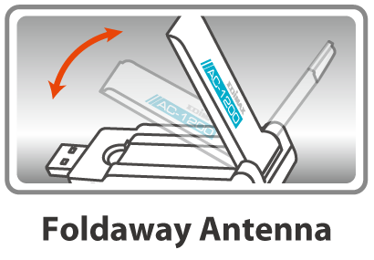 Edimax EW-7822UAC with Foldaway Antenna