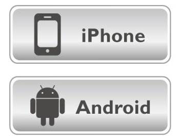 support iPhone and Android smartphones