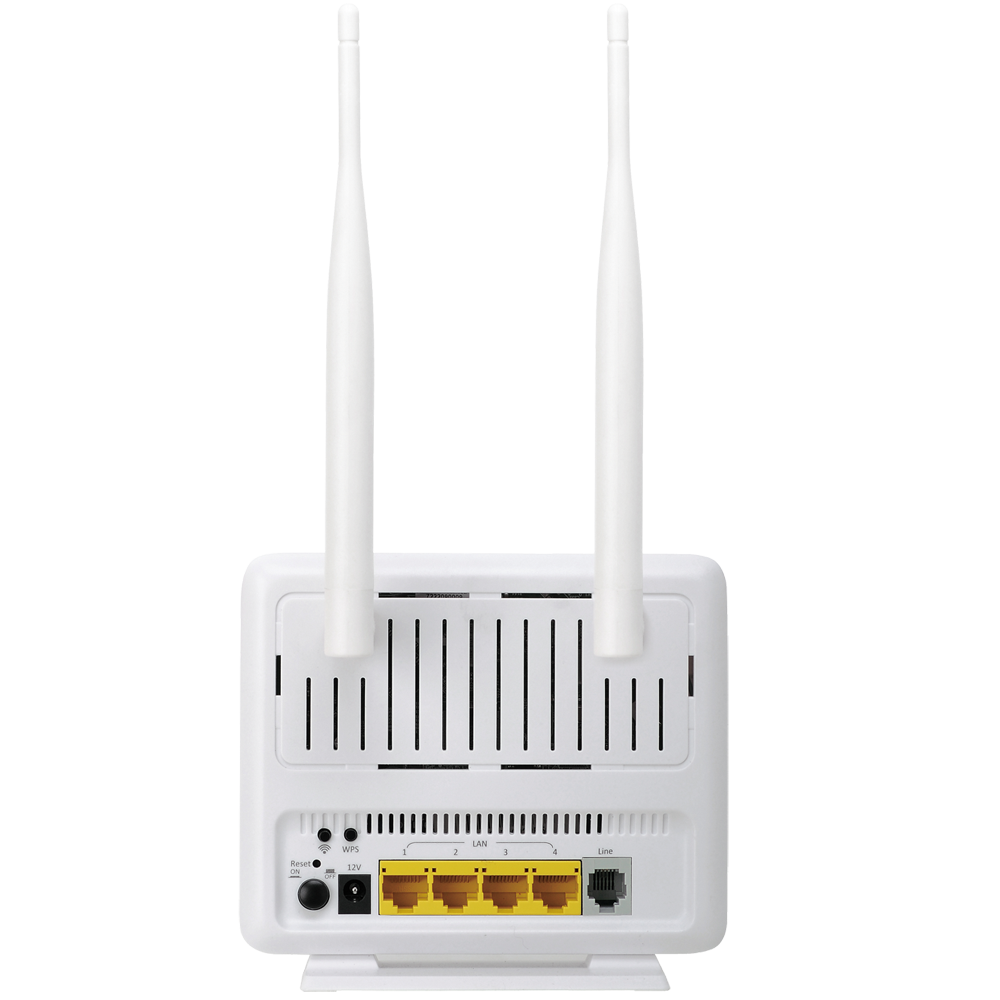 - Enrutador módem ADSL - N300 Wi-Fi - Módem enrutador ADSL inalámbrico N300