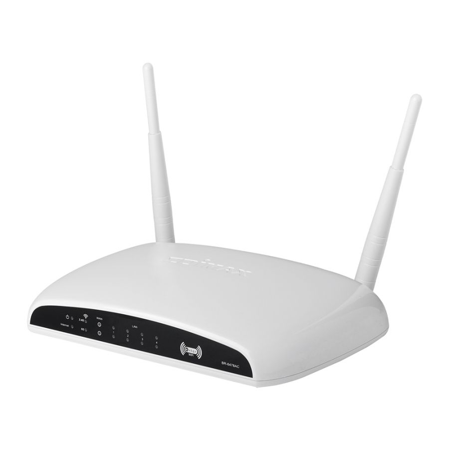 matematiker Victor træner EDIMAX - Wireless Routers - AC1200 - AC1200 Multi-Function Concurrent  Dual-Band Wi-Fi Gigabit Router