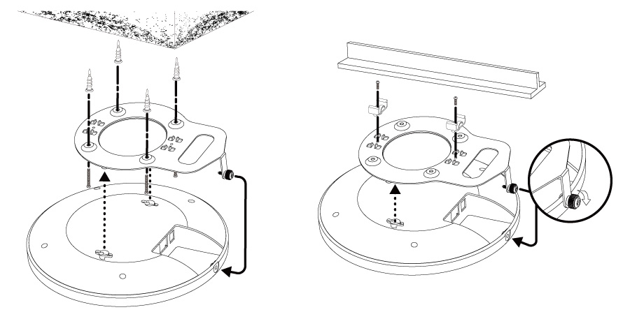 Edimax CAP1750 3 x 3 AC1750 Dual-Band Ceiling-Mount PoE Access Point, ceiling-mount, t-rail mount, easy installation