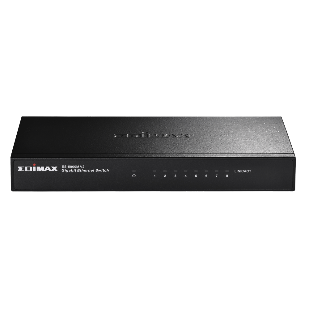 EDIMAX - Switches - PoE Unmanaged - 8-Port Gigabit Ethernet Switch