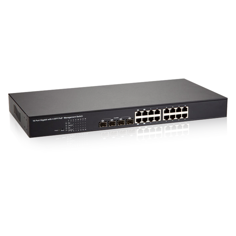 EDIMAX - Legacy Products - Switches - Gigabit 16-Port PoE+ Web Smart Switch  with 4 SFP Slots