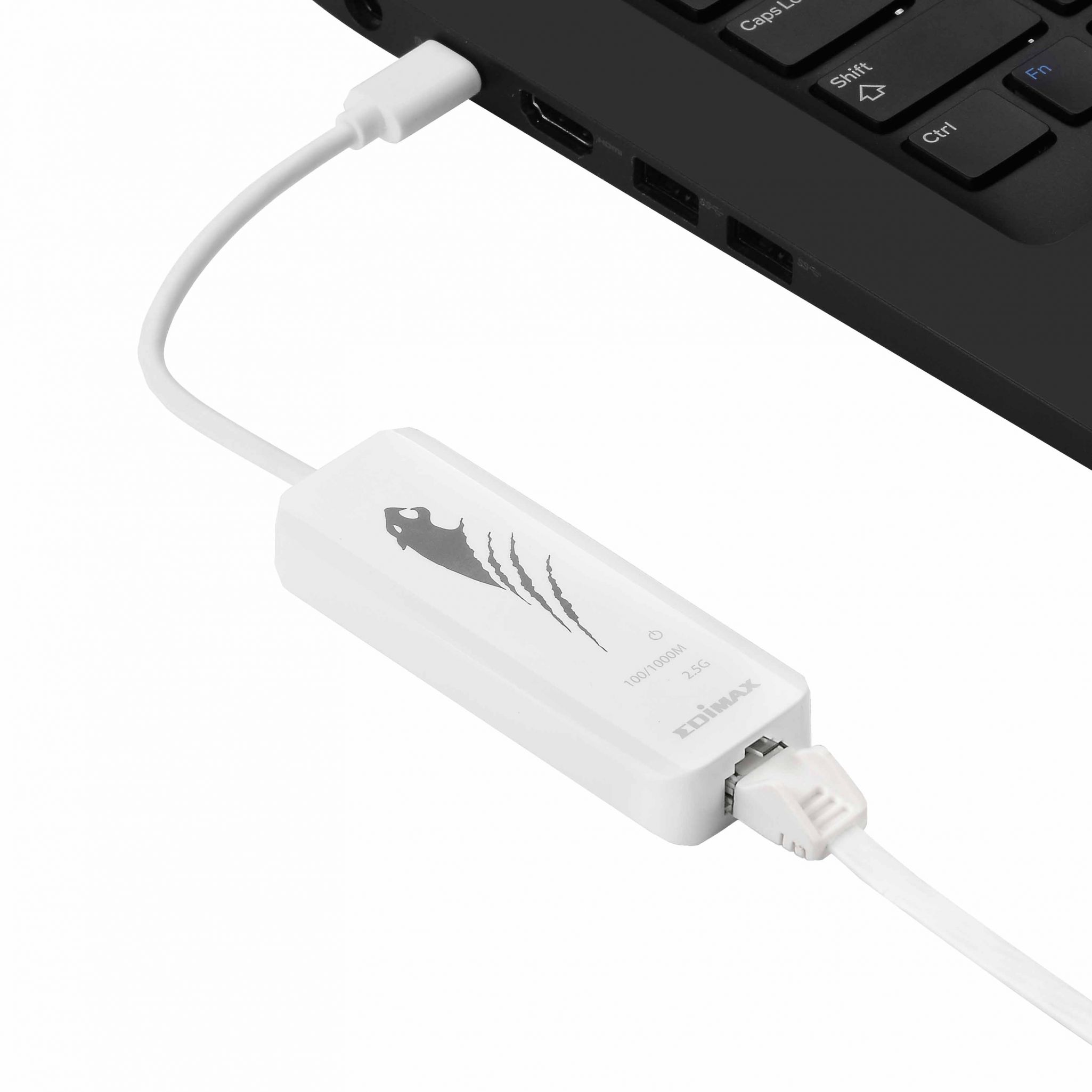 Adaptateur USB Type-C/Ethernet Gigabit 2,5G - EDIMAX