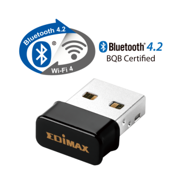 EDIMAX EW-7611ULB Embedded Wi-Fi 5 and Bluetooth 4.2 USB Adapter BQB Certified