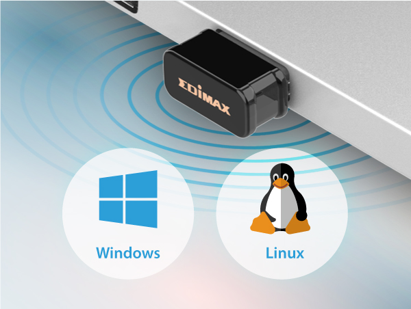 N150 Wi-Fi 4 + 藍牙 4.2 二合一 USB 無線網路卡, 廣泛系統相容, windows, linux