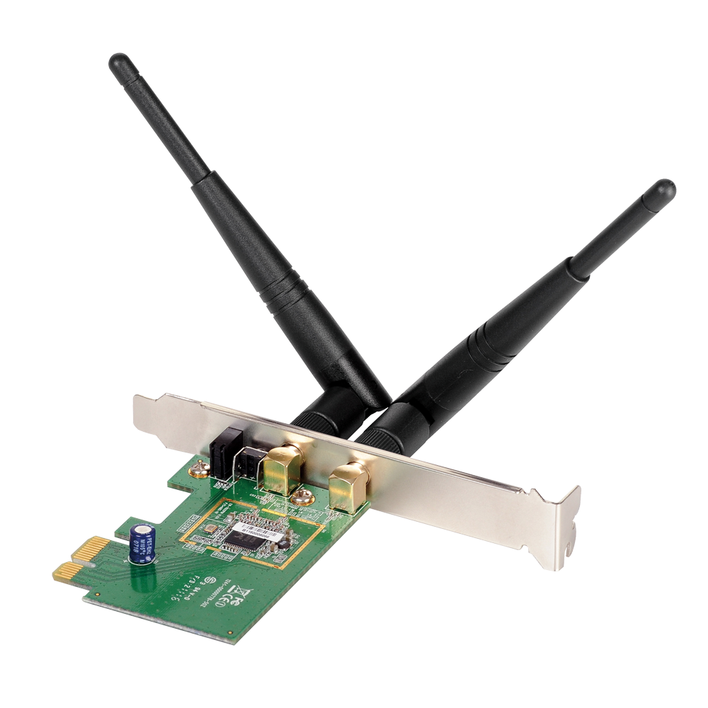 Adaptateur Wifi Sans fil N 300 PCI Express pour ordinateur de bureau