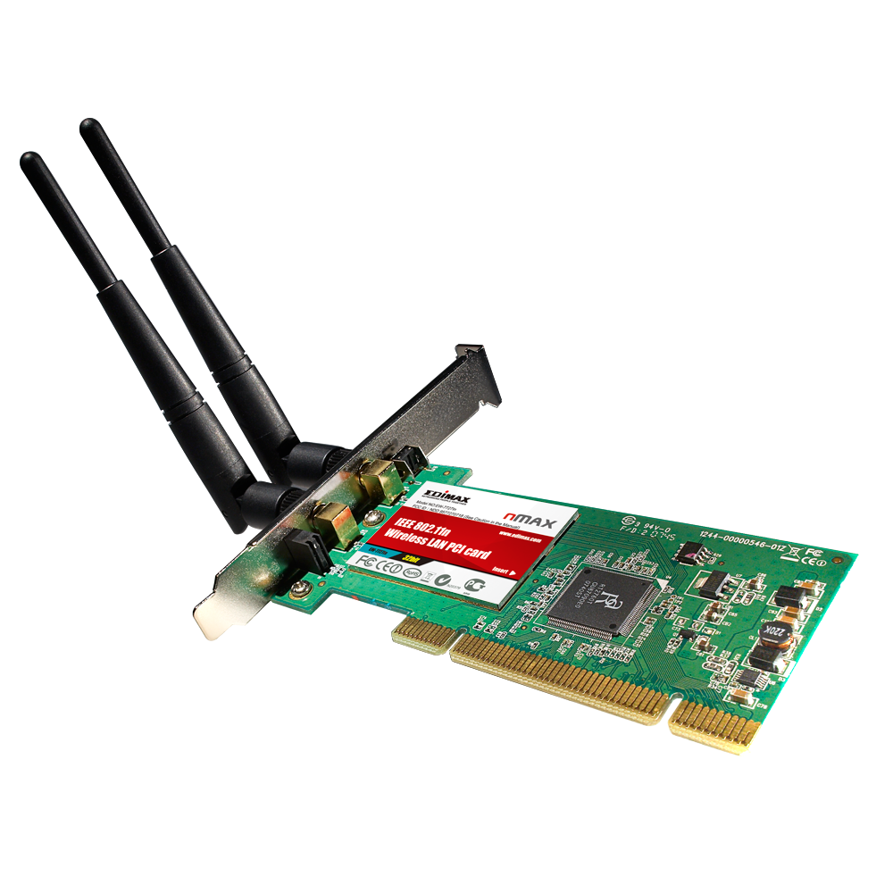 Premonition nok skildring EDIMAX - Legacy Products - Wireless Adapters - Wireless 802.11n PCI Adapter