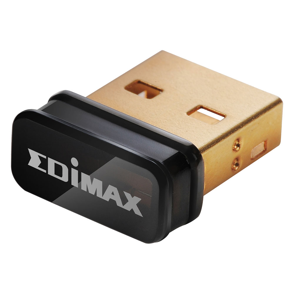 EDIMAX - Wireless Adapters - N150 - 150Mbps 11n Wi-Fi USB Adapter, Nano Lets You Plug it and Forget it, Ideal for Raspberry Pi / Pi2, Supports Windows, Mac OS, Linux