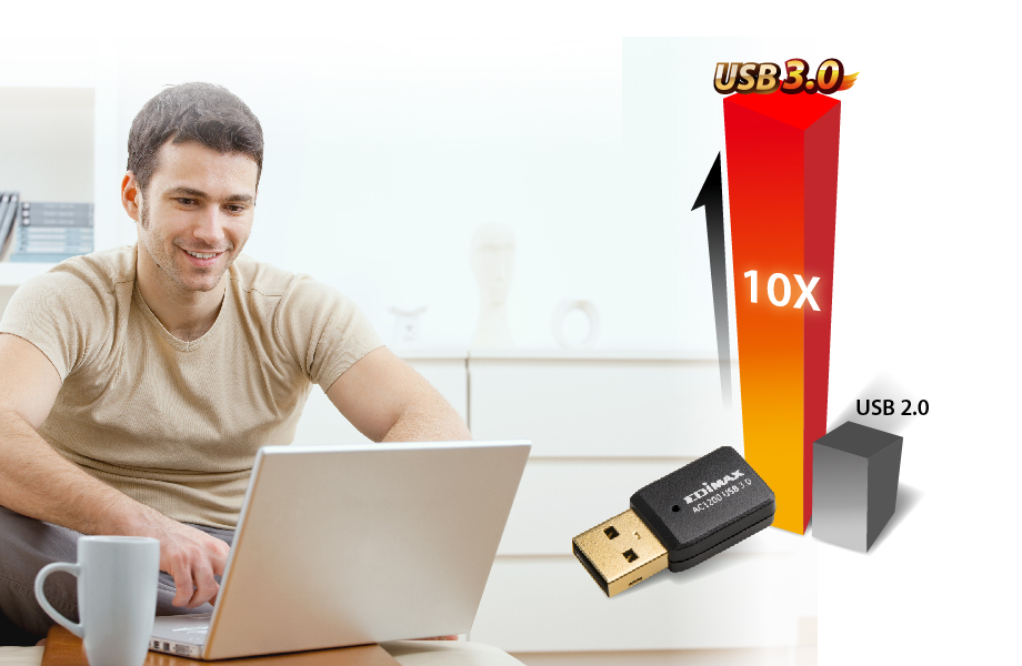 EW-7822UTC AC1200 Dual-Band MU-MIMO USB 3.0 Adapter Meet the Latest USB 3.0