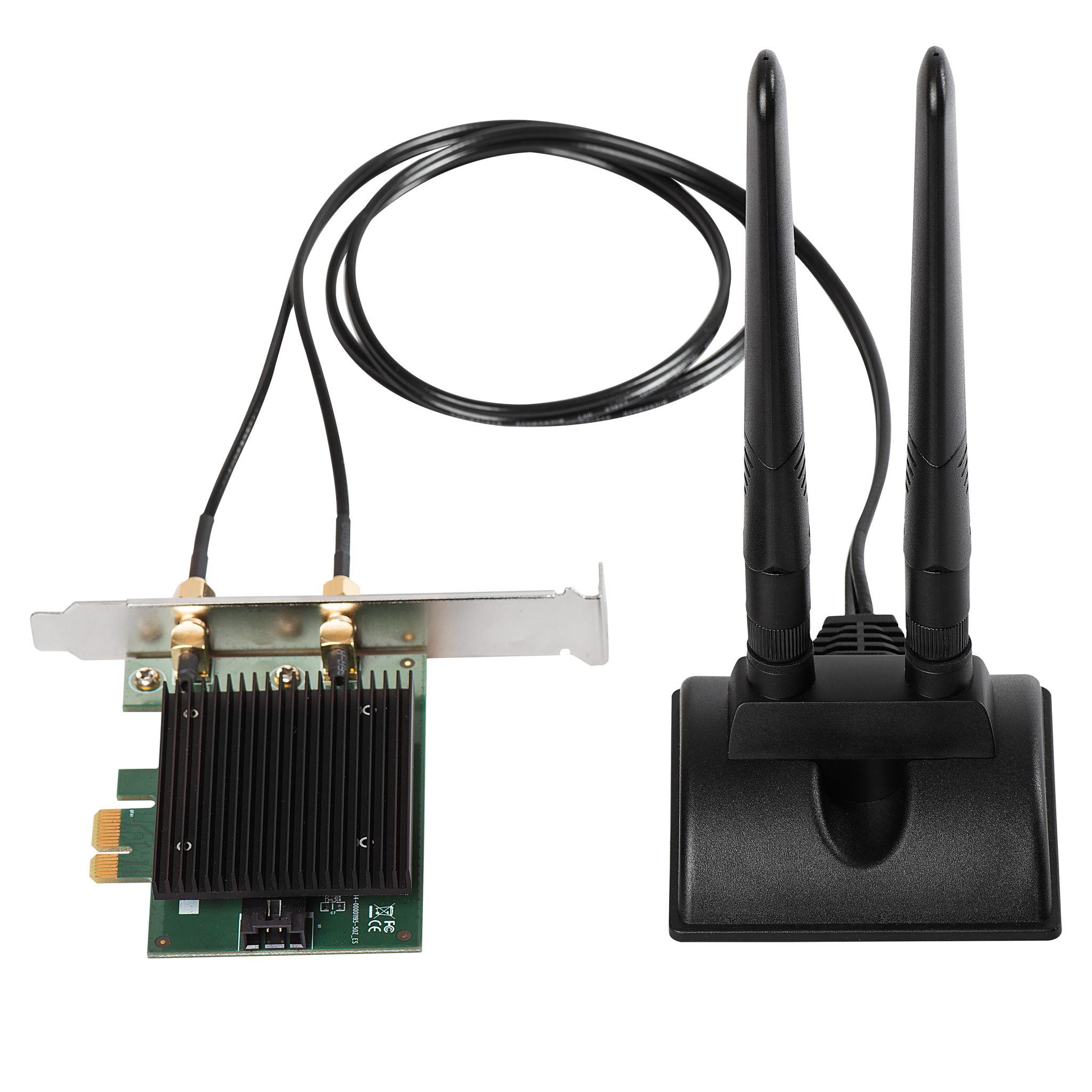 AX916C MSI Dual Band AX 200 WiFi 6 Bluetooth 5.0 Long Range Wireless MU-MIMO PCIe Network Adapter Card