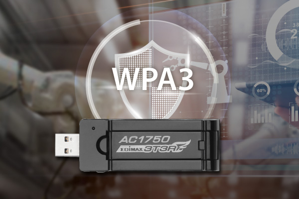 EW-7833UAC Wi-Fi 5 AC1200 Dual-Band USB3.2 Adapter Industrial IoT embedded wireless solution for IoT with WPA3-personal secure Wi-Fi