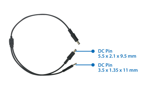 Edimax GP-101ST IEEE 802.3at Gigabit PoE+ Splitter with Adjustable 5V DC, 9V DC, 12V DC Output 