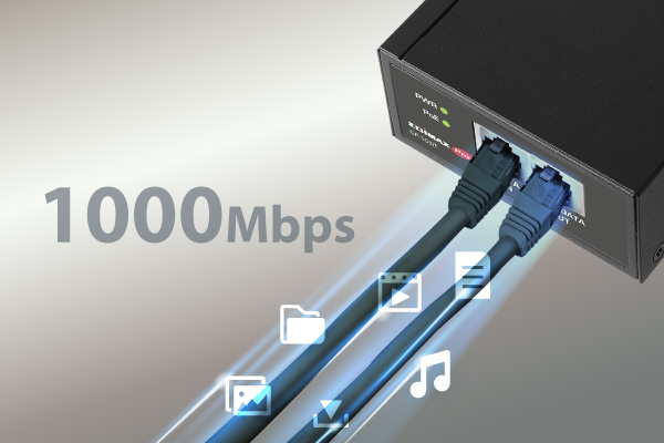 Gigabit Ports Ensure Faster Connections