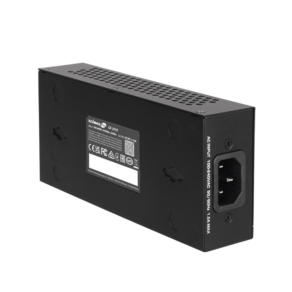 IEEE 802.3at 2.5 Gigabit PoE+ Injector - EDIMAX